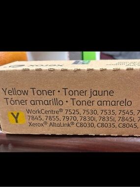 New Xerox Yellow  Toner